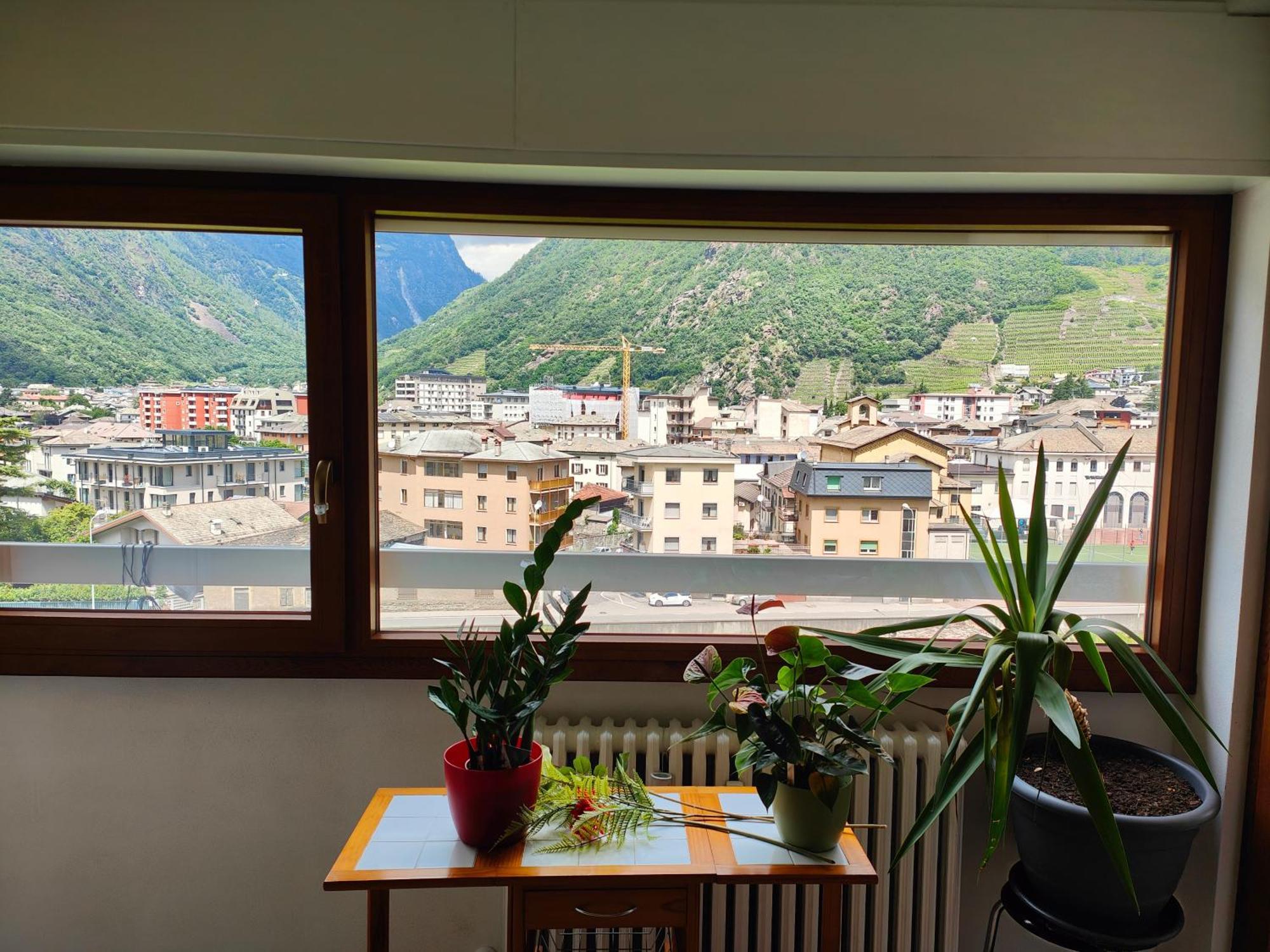 Ferienwohnung Alfiume B Tirano Exterior foto